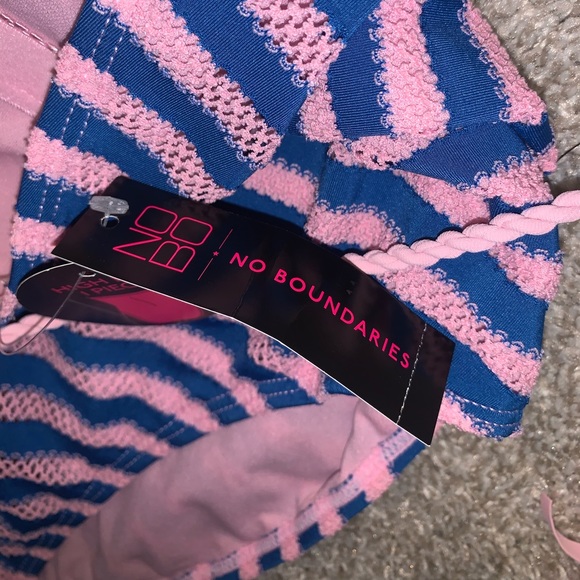 BRAND NWT No Boundaries Pink & Blue Swimsuit sz S - Picture 7 of 14